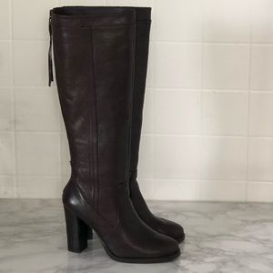 Adrienne Vittadini - Tall Dark Brown Boots Sz 9.5